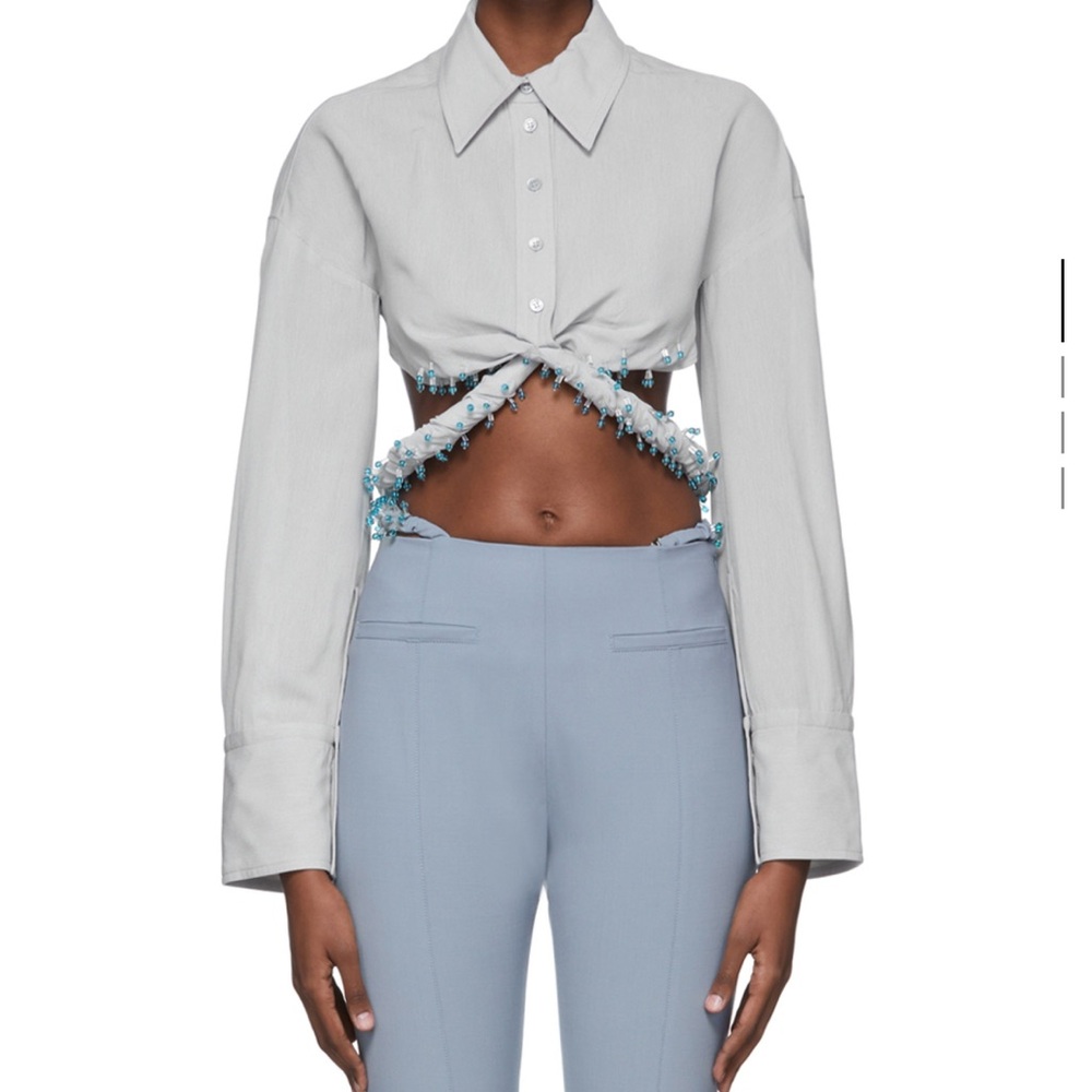 Jacquemus Gray 'La Chemise Perli' Shirt